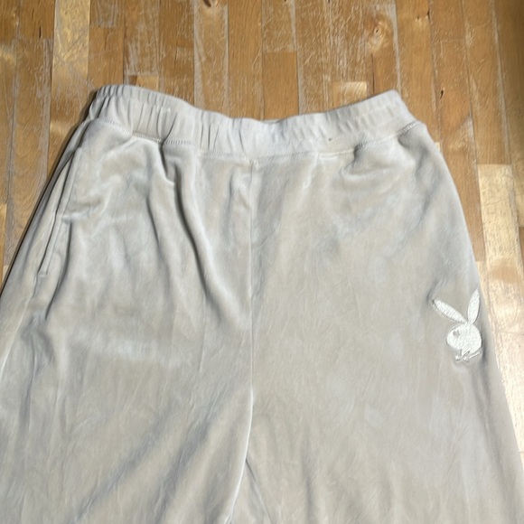 Playboy velour wide leg pants - Picture 5 of 10